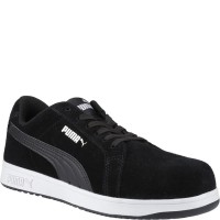 Puma Iconic Low Black Safety Trainers Metal Free ESD